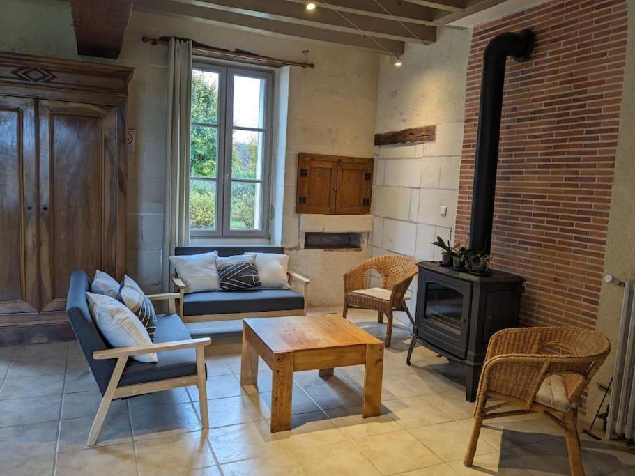 Maison Dans Belle Longere - La Serrerie Le Controis-en-Sologne Buitenkant foto